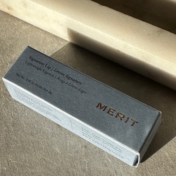 MERIT  Signature Lip Satin Lipstick - 1990 deep brown - Picture 6 of 6